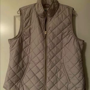 Old Navy Tan Quilted Vest